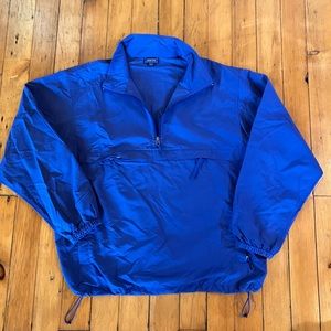 Lands End Size 46/48 Mens Windbreaker Pullover Lightweight Jacket